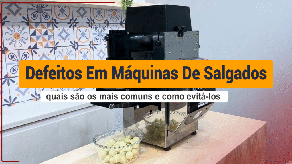 Defeitos Em Máquinas De Salgados: 5 Principais Listamos os 5 maiores Defeitos Em Máquinas De Salgados industriais que podem prejudicar a sua produção. Saiba como evita-los.