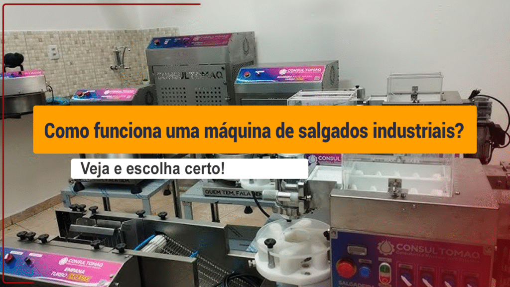Como Funciona A Máquina De Salgados Industriais? As máquinas de salgados industriais são projetadas para automatizar e padronizar a produção de salgados e muito mais.