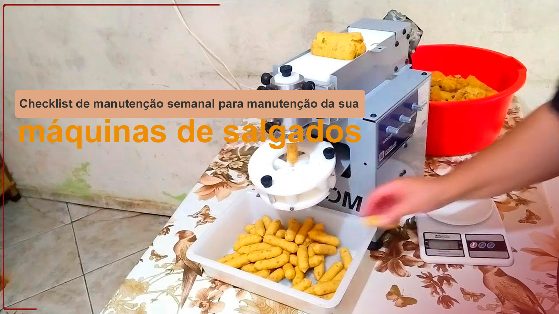 Checklist De Manutenção Semanal Para Máquinas De Salgados Checklist De Manutenção semanal da sua maquina de salgados para ela nunca parar a sua produção.