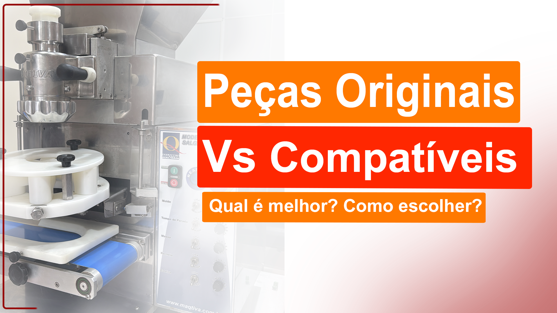 Peças Para Máquinas De Salgados: Como Comprar Certo Saiba como identificar a peça certa para sua máquina de salgados e onde comprar com procedência garantida. Evite peças genéricas